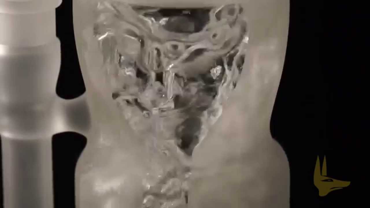 Frosted Torus Recycler by Mothership Glass