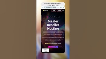 Fast Master Reseller Hosting | NVMe SSD Master Reseller Hosting With Free WHMCS And cPanel