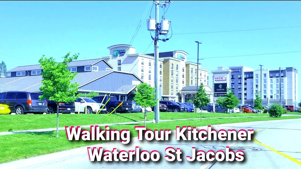 Walking Tour Kitchener Waterloo St Jacob's Village On Canada - YouTube
