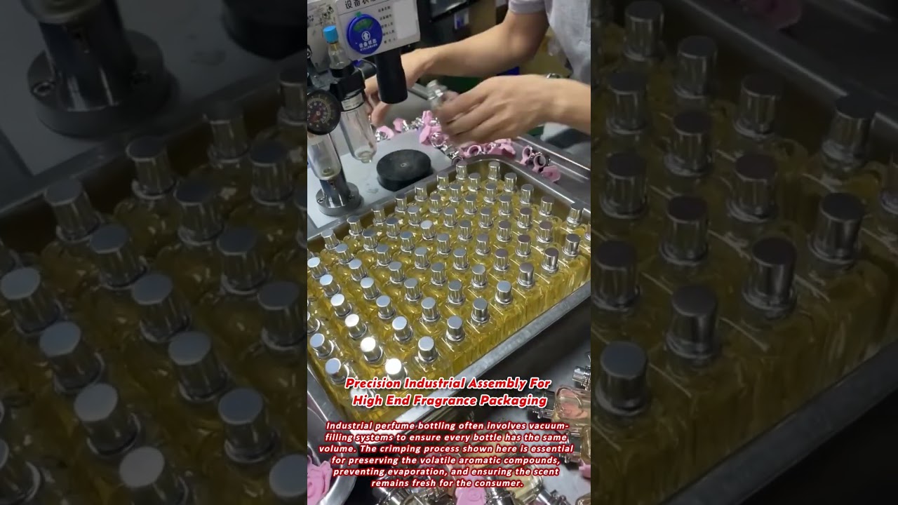 Precision Industrial Assembly For High End Fragrance Packaging