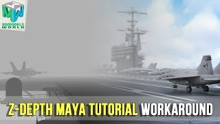 How To Render Zdepth Pass In Maya 2018 Tutorial - Camera Depth Pass Workaround