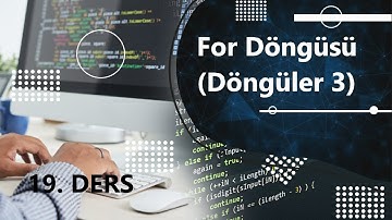 C Programlama Dersleri 19 | For Döngüsü | - (Döngüler 3)