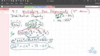 FM 10 3.7 Mulitplying polynomials using distributive property
