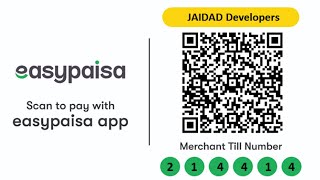 Easy Paisa Merchant Account Till Id 214414 Of Jaidad Developers.