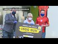 Dalibor Takáč odovzdal šek na 1.500 EUR Trojlístku