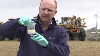 Tank mix compatibility: Using crystalline ammonium sulphate with 2,4-D