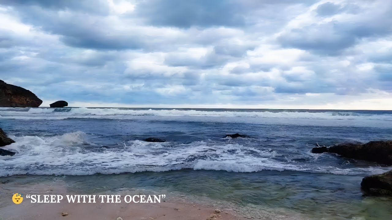 🌊 Ocean Waves Sounds for Deep Sleep 😴 Sleep Fast & Relax