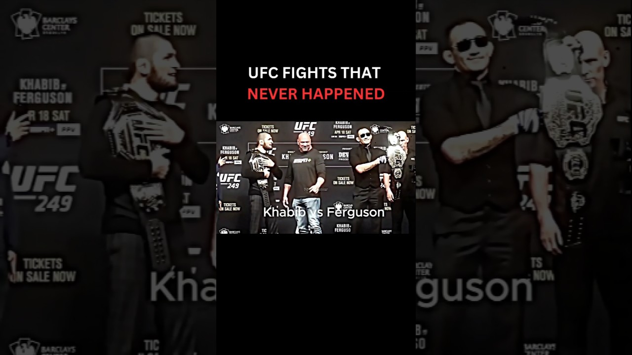 UFC fights that never happened #mma #ufc #reels