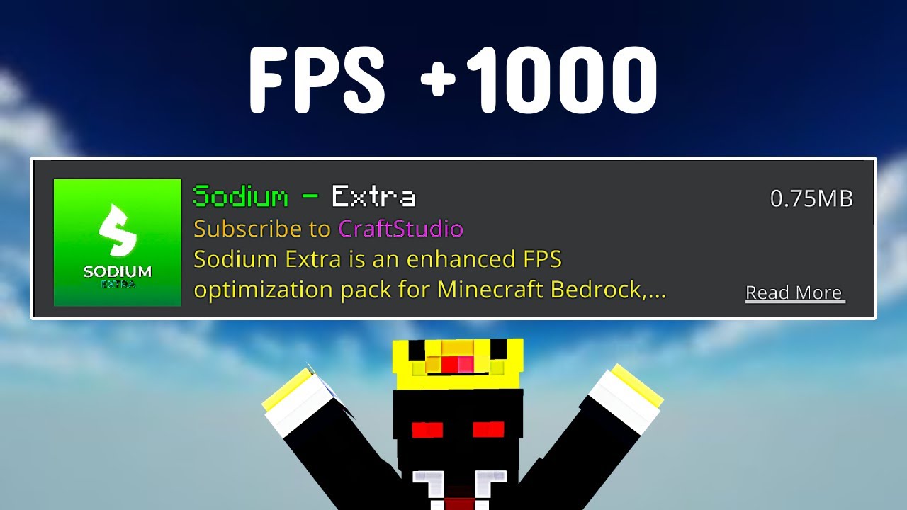 The Best FPS BOOST Mod For MCPE 1.21+ (NO LAG + Smooth Gameplay ...