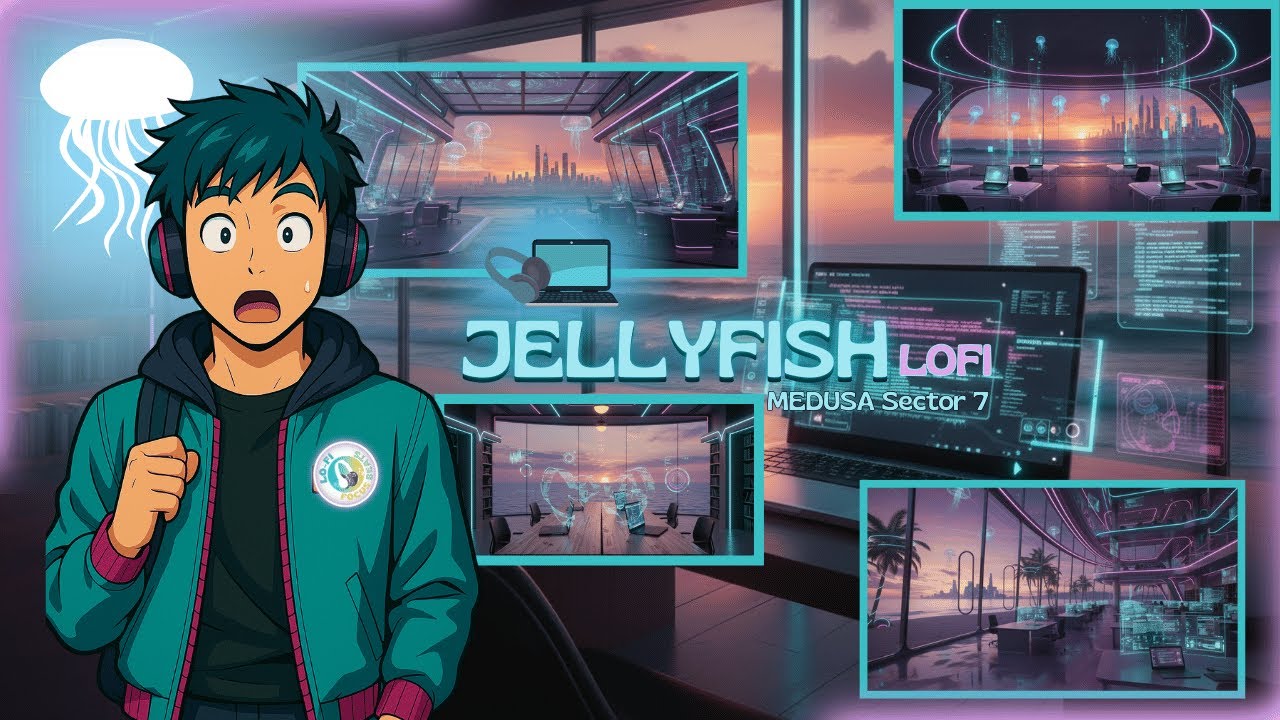 Medusa Sector 7 | Dark Focus Music for High-Intensity Work Marathons