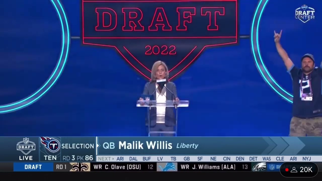 Titans Select Malik Willis With The 86th Pick | 2022 NFL Draft