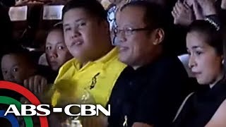 TV Patrol: Noynoy watches indie film 'Noy' with Shalani