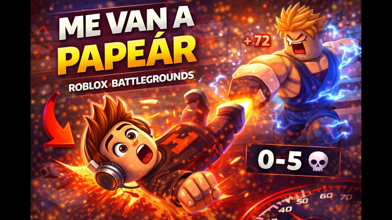 🔴😨 Me dijeron que me iban a PAPEAR | The Strongest Battlegrounds SIN PRACTICAR