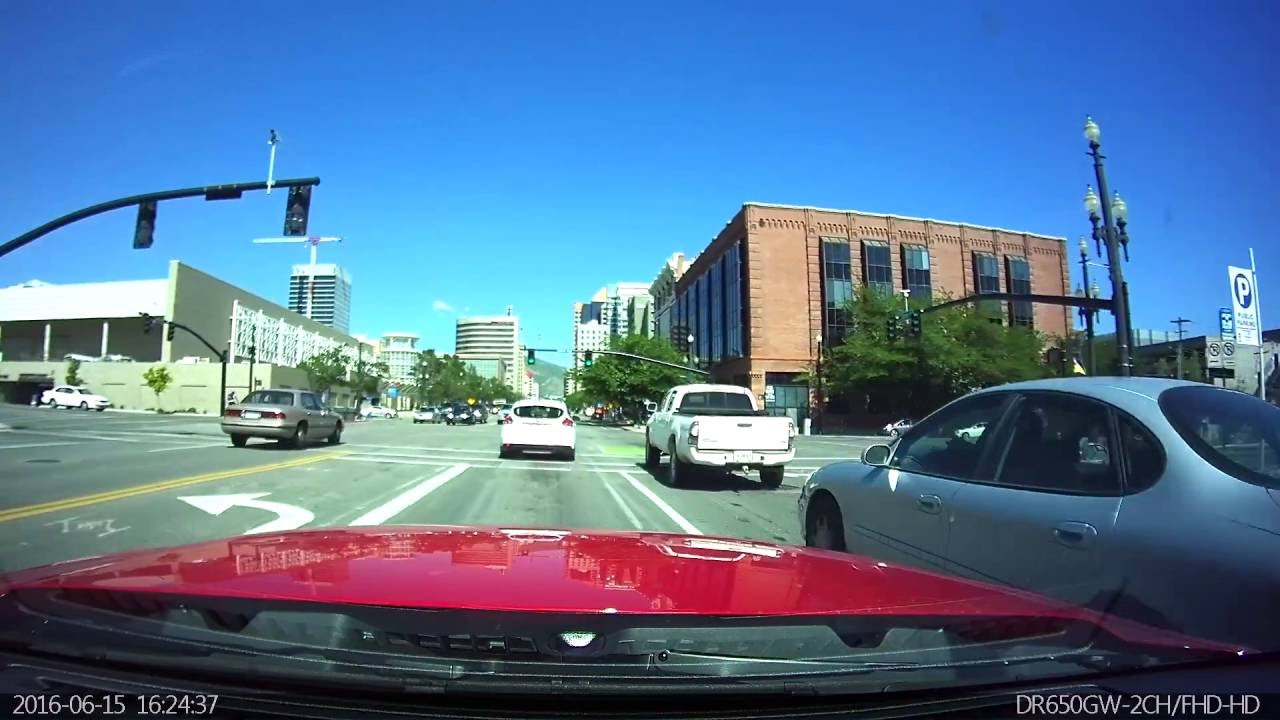 Oblivious driver on the wrong side of the road (No Crash) - June 23 ...