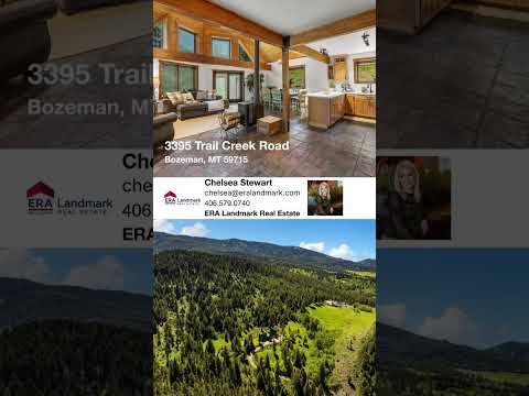 3395 Trail Creek Road, Bozeman, MT home video tour