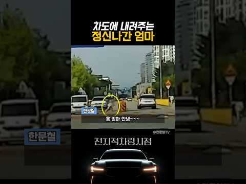 차도에 두고 가버리는 정신나간 엄마 thumbnail