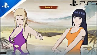 Tsunade vs hinata fight - 4K60FPS (PS5) - Naruto ultimate ninja storm 4