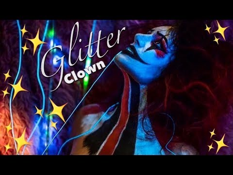 Glitter Clown Makeup Tutorial | Cervena Fox