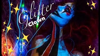 Glitter Clown Makeup Tutorial | Cervena Fox