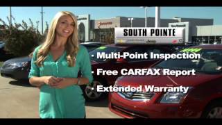 Gain Peace of Mind with Certified vehicles from South Pointe