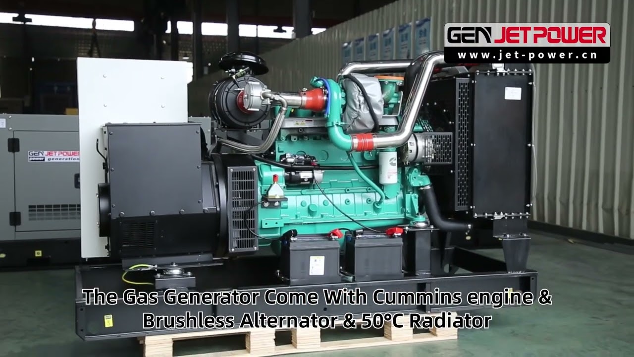 Chinese factory price 20-60kva open/silent type Natural gas/Biogas/LPG generator with clean energy