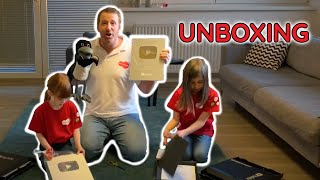 Unboxing with kids | Learn English At home with Steve and Maggie