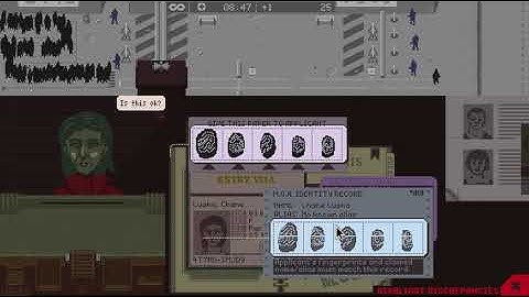 Papers, Please — Endurance Mode (Easy): 119 points
