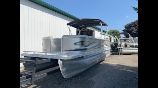 2010 22’ Crest Pontoon with 60hp 4-Stroke Merc