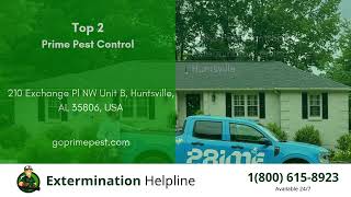 Top 3 Exterminators in Huntsville