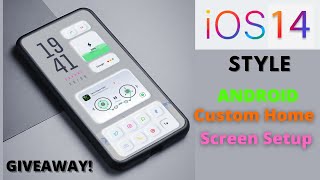 Giveaway l iOS Style KWGT Widgets Home Screen Setup l iOS Widgets for KWGT screenshot 4