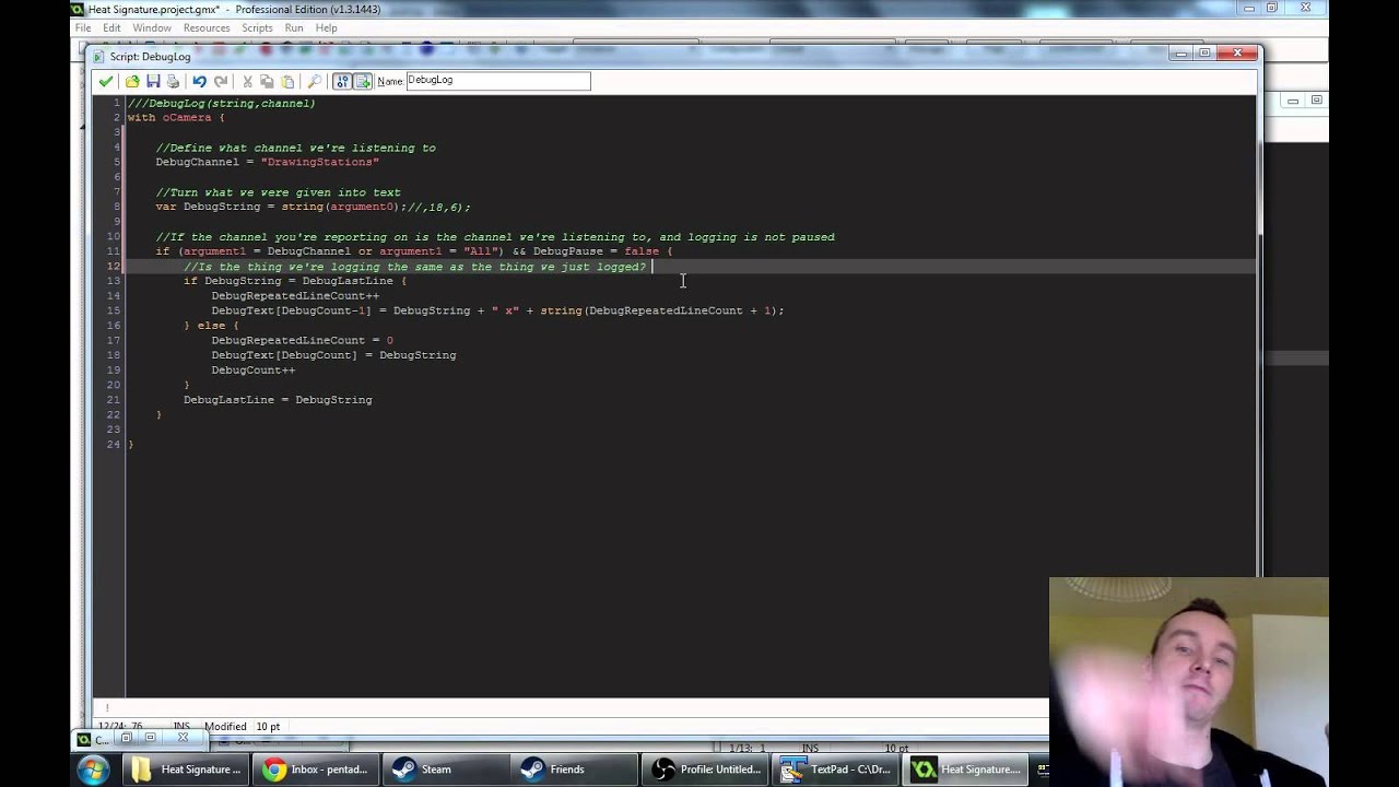Make A Game #23: Debugging like a detective - YouTube