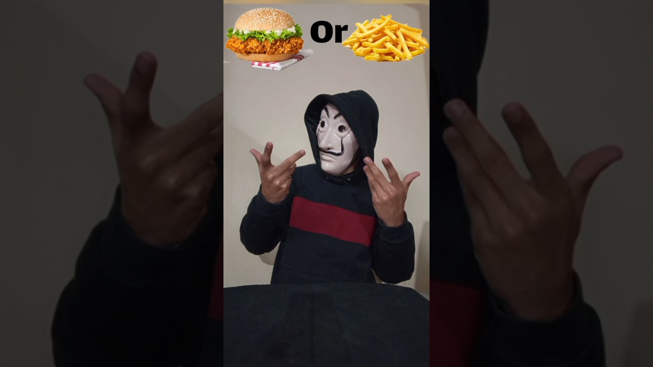 "Burger lover or Fries fanatic"?