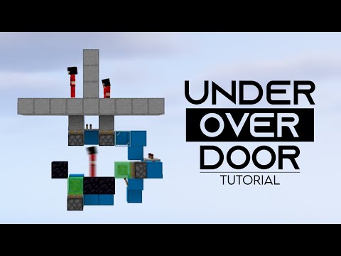 Minecraft Under-Over Door | Java Edition Tutorial