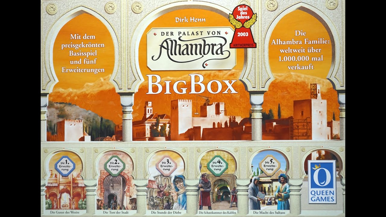 Spielregeln Der Palast von Alhambra - Queen Games - YouTube