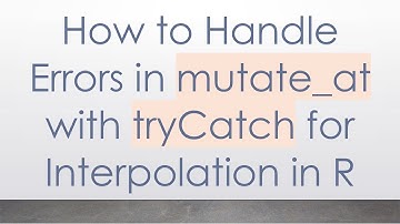 How to Handle Errors in mutate_at with tryCatch for Interpolation in R