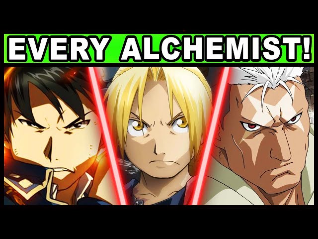 Fullmetal Alchemist Brotherhood POWER LEVELS All Arcs (All