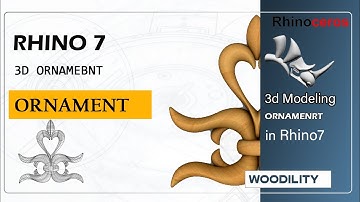rhino tutorial _ how to 3d model ornament