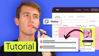 How to add notes in Metricool: planner and inbox