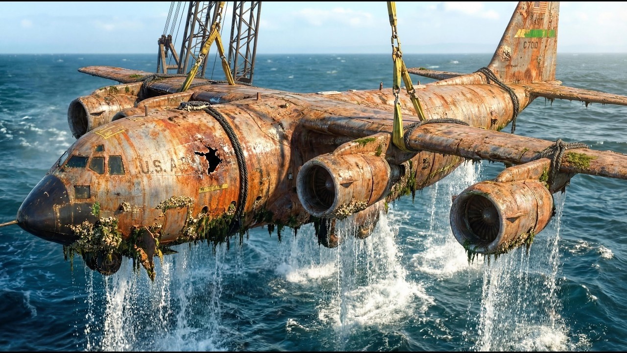 Decades Lost Underwater — Boeing C-17 Globemaster III Brought Back ASMR