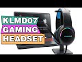 Klmd07 stereo rgb gaming headset by kingleontech gaming audio manufacturer