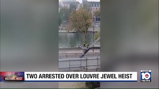 2 arrested in connection with jewelry heist at the Louvre