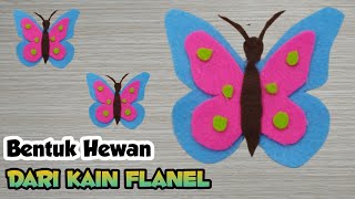 Membuat bentuk kupu-kupu dari kain flanel screenshot 2