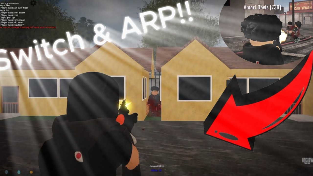 I CAUGHT HATS With a ARP And GLOCK SWITCH In This Fivem Roblox Game (Inglewood La) (Watch Till End)