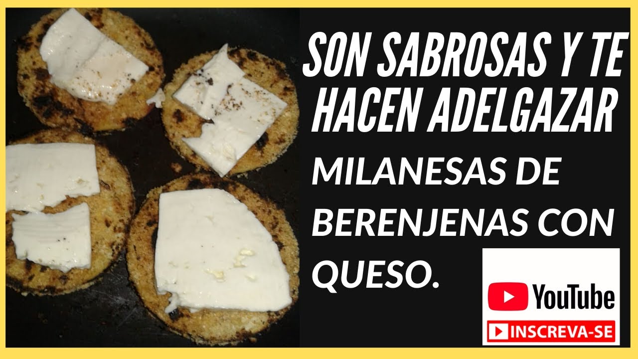 Estas buscando adelgazar hace esta receta de berenjenas a la milansa, sin fritar mas saludable.