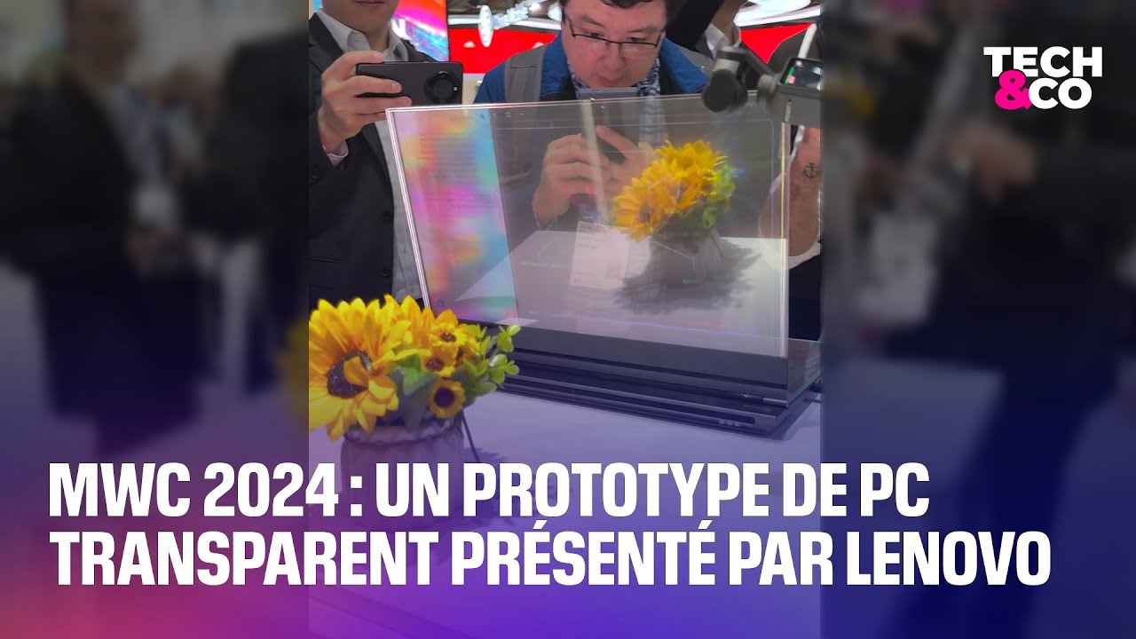 L'ordinateur à l'écran transparent de Lenovo