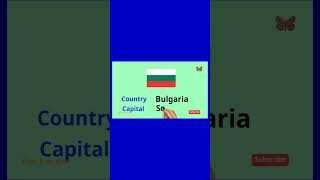 Information Bulgaria's Capital and Flag #shorts | Capital and Flag of Bulgaria #shorts Guide
