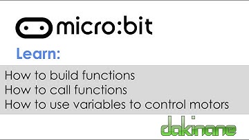 Building and calling functions in MicroBit Makecode