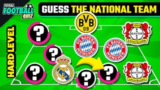 GUESS THE NATIONAL TEAM BY PLAYERS' CLUB - SPECIAL EDITION | TFQ QUIZ FOOTBALL 2024