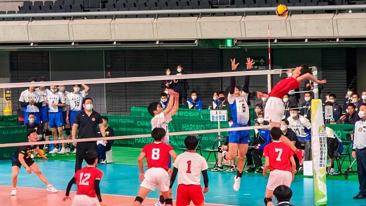 Sundai HS vs Narashino HS 2nd set at Japan HARUKO volleyball