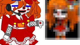 |Circus Baby reacts to her older looks | FoxshroomXD | Fnaf | Gacha Club | + Extra at the end